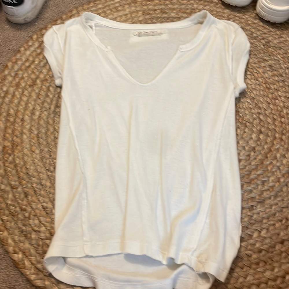 Free People White T Shirt